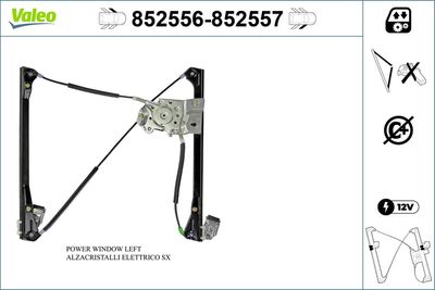 Стеклоподъемник VALEO 852556