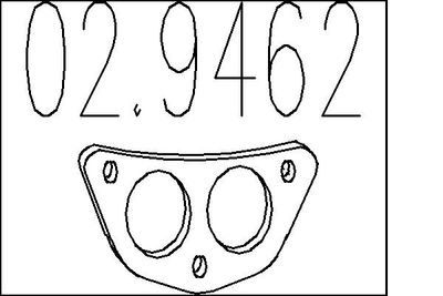 Blīve, Izplūdes caurule MTS 02.9462