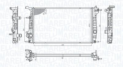 Radiators, Motora dzesēšanas sistēma MAGNETI MARELLI 350213200600