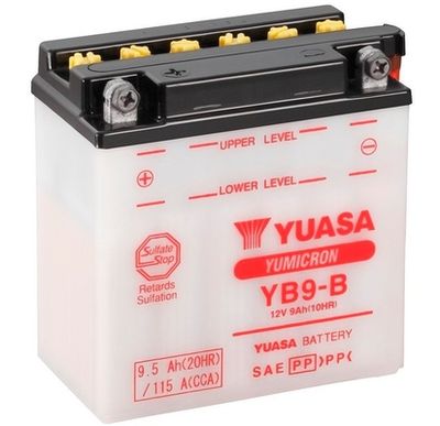 YUASA YB9B Startera akumulatoru baterija