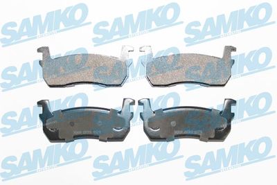 Комплект тормозных колодок, дисковый тормоз SAMKO 5SP313
