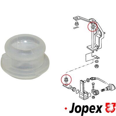 Втулка, шток вилки переключения передач JP GROUP 1133001100