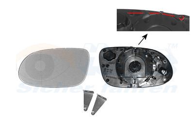 Spoguļstikls, Ārējais atpakaļskata spogulis VAN WEZEL 3014837
