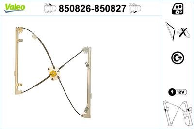 Стеклоподъемник VALEO 850826