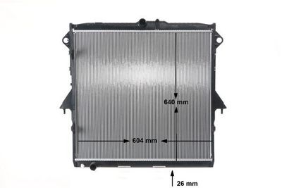 Radiators, Motora dzesēšanas sistēma MAHLE CR 2234 000S