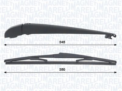 MAGNETI MARELLI 000723180430 Stikla tīrītāju sviru