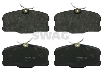 Bremžu uzliku kompl., Disku bremzes SWAG 10 91 6248