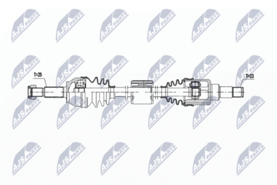 Приводной вал NTY NPW-FR-171