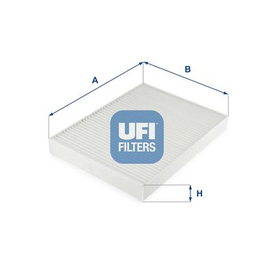 Фильтр, воздух во внутренном пространстве UFI 53.312.00