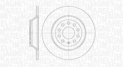 Тормозной диск MAGNETI MARELLI 361302040279