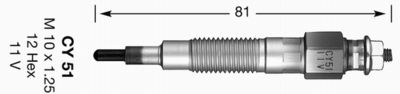 Kvēlsvece NGK 2696