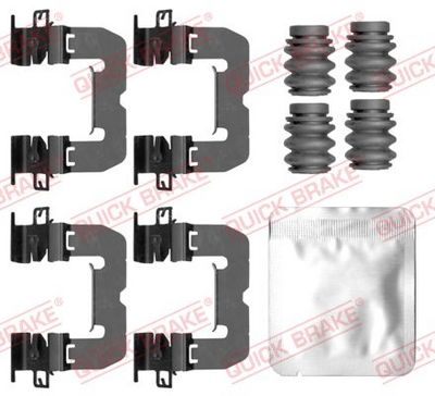 Комплектующие, колодки дискового тормоза QUICK BRAKE 109-0188