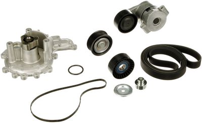 Водяной насос + комплект ручейковых ремней GATES KP16PK1640