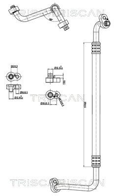 Augst-/Zemspiediena cauruļvads, Gaisa kond. sist. TRISCAN 9010 29026