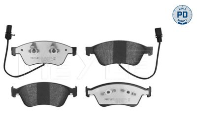 Bremžu uzliku kompl., Disku bremzes MEYLE 025 238 9620/PD