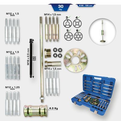 Montāžas instrumentu komplekts, Riteņa rumba/gultnis KS TOOLS BT671100