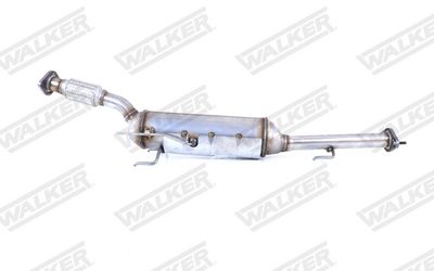 Nosēdumu-/Daļiņu filtrs, Izplūdes gāzu sistēma WALKER 73166