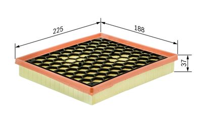 Воздушный фильтр BOSCH F026400042