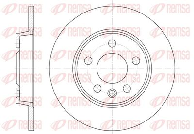 Тормозной диск REMSA 6558.00