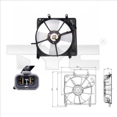 Ventilators, Motora dzesēšanas sistēma TYC 812-0001