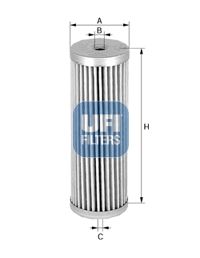 Degvielas filtrs UFI 26.654.00