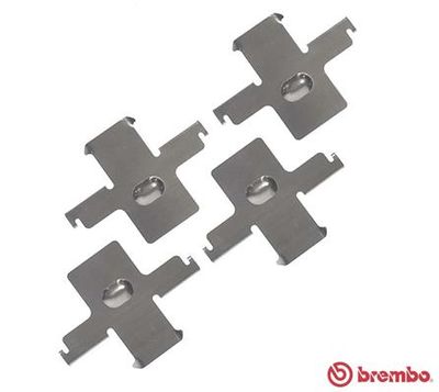 BREMBO A02290 Piederumu komplekts, Disku bremžu