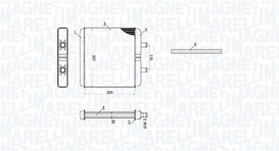 Siltummainis, Salona apsilde MAGNETI MARELLI 350218521000