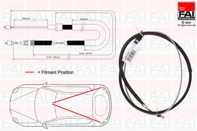 Trose, Stāvbremžu sistēma FAI AutoParts FBC0170