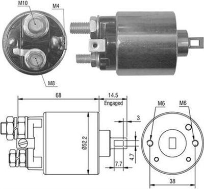 Ievilcējrelejs, Starteris MAGNETI MARELLI 940113050444