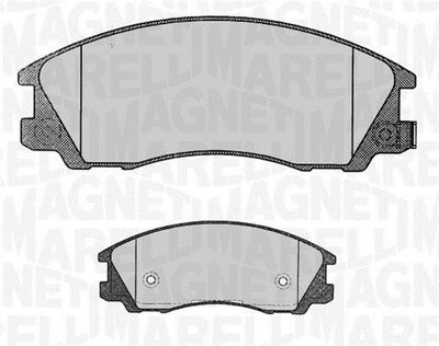 Bremžu uzliku kompl., Disku bremzes MAGNETI MARELLI 363916060282