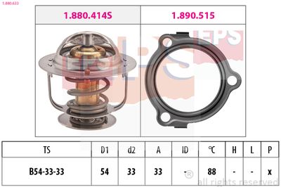 Termostats, Dzesēšanas šķidrums EPS 1.880.633