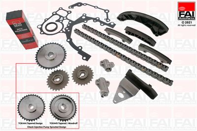 Комплект цели привода распредвала FAI AutoParts TCK444