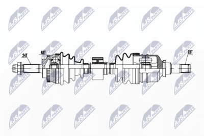 Piedziņas vārpsta NTY NPW-TY-179