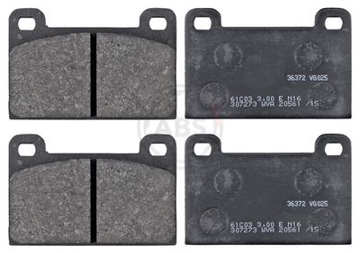 Bremžu uzliku kompl., Disku bremzes A.B.S. 36372