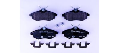 Bremžu uzliku kompl., Disku bremzes HELLA 8DB 355 010-161