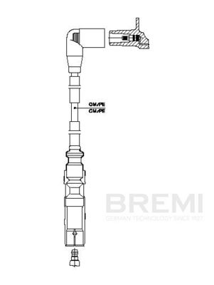 Провод зажигания BREMI 1A23F61