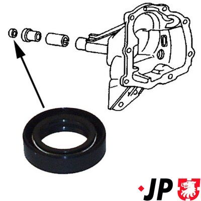 Уплотняющее кольцо, механическая коробка передач JP GROUP 1132102200