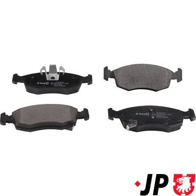 Bremžu uzliku kompl., Disku bremzes JP GROUP 3363605610