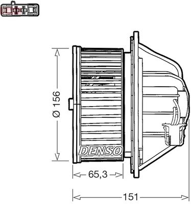 Salona ventilators DENSO DEA17019