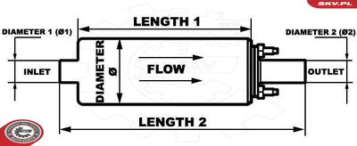 Degvielas sūknis ESEN SKV 02SKV285