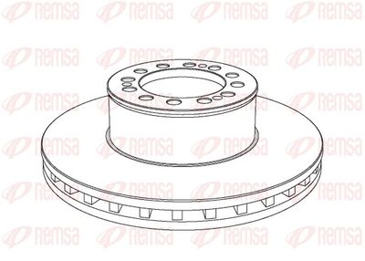 Тормозной диск REMSA NCA1046.20