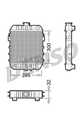 Radiators, Motora dzesēšanas sistēma DENSO DRM20060