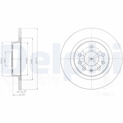 Bremžu diski DELPHI BG4300