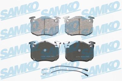 Комплект тормозных колодок, дисковый тормоз SAMKO 5SP228
