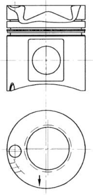 Virzulis KOLBENSCHMIDT 93171600