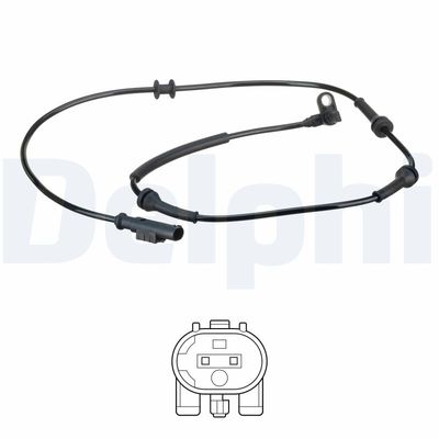 Devējs, Riteņu griešanās ātrums DELPHI SS20611