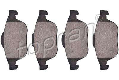 Комплект тормозных колодок, дисковый тормоз TOPRAN 700 646