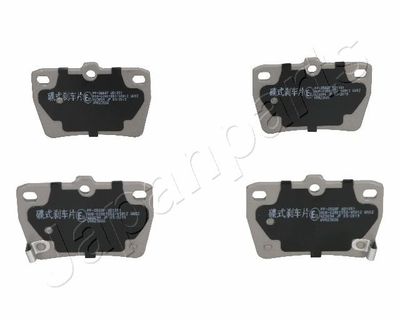 Bremžu uzliku kompl., Disku bremzes JAPANPARTS PP-256AF