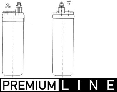 Осушитель, кондиционер MAHLE AD 228 000P