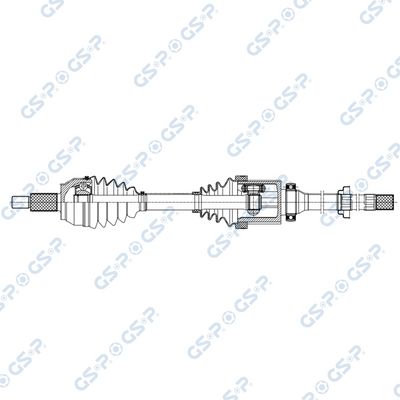 Приводной вал GSP 256284OL